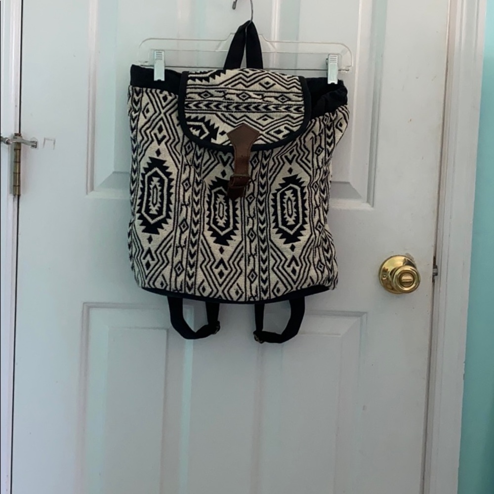 Aztec Print Backpack - image 1